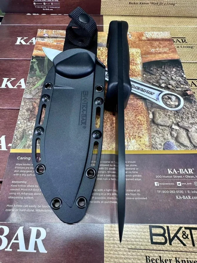 Cuchillo táctico de supervivencia en el desierto, cuchillo recto de caza, herramienta de rescate de emergencia montada, pesca, c