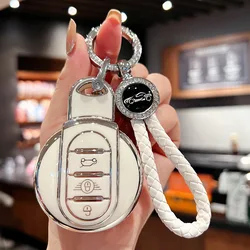 TPU Car Key Case Cover Fob Keychain Accessories for BMW Mini Cooper Keyring Countryman F54 Clubman F55 Hardtop F56 F57 F60