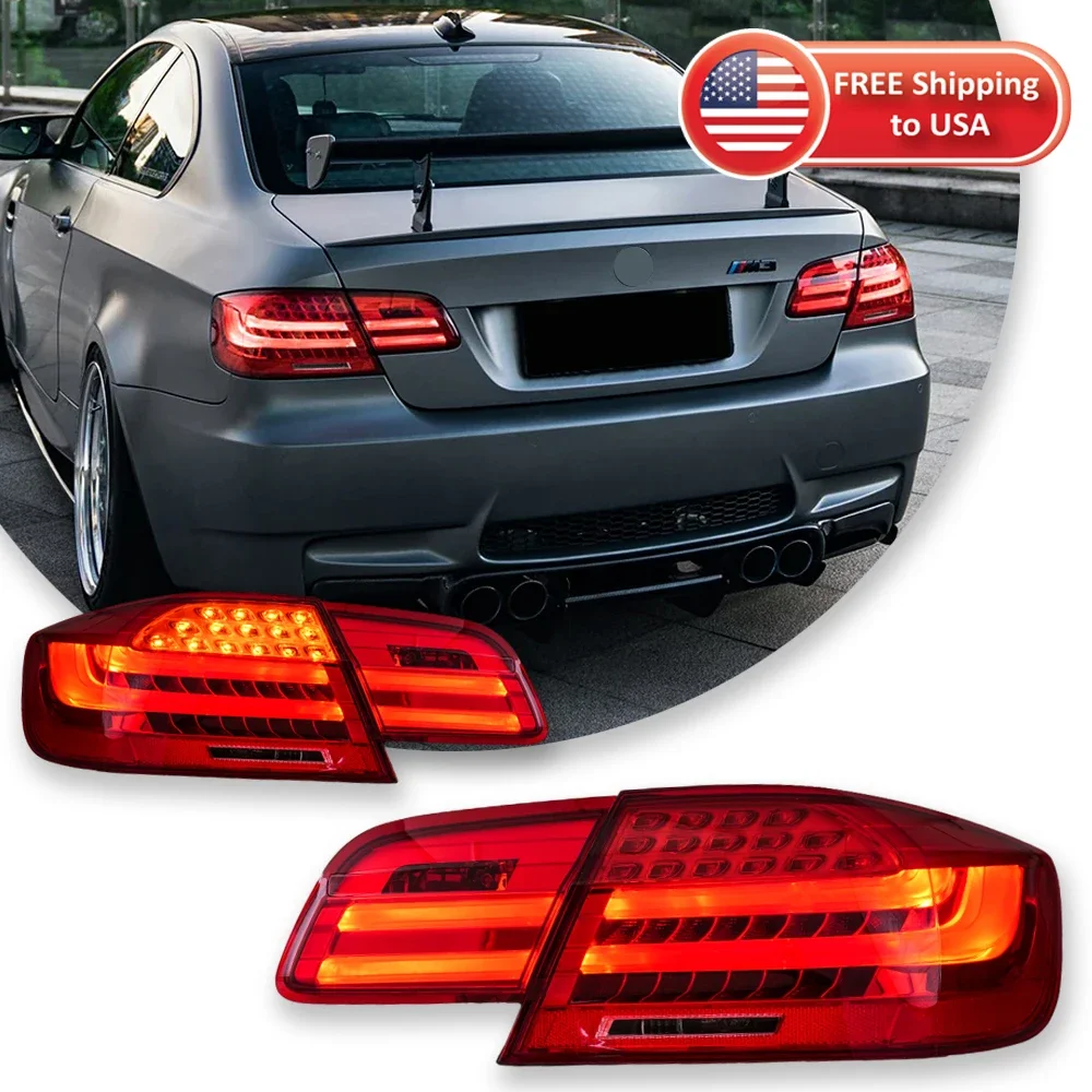 

TYPY Car Accessories For 2006-2013 BMW M3 E92 Tail Light 330i 335i Car Lights LED Rear Stop Lamp DRL Brake Signal Reversing