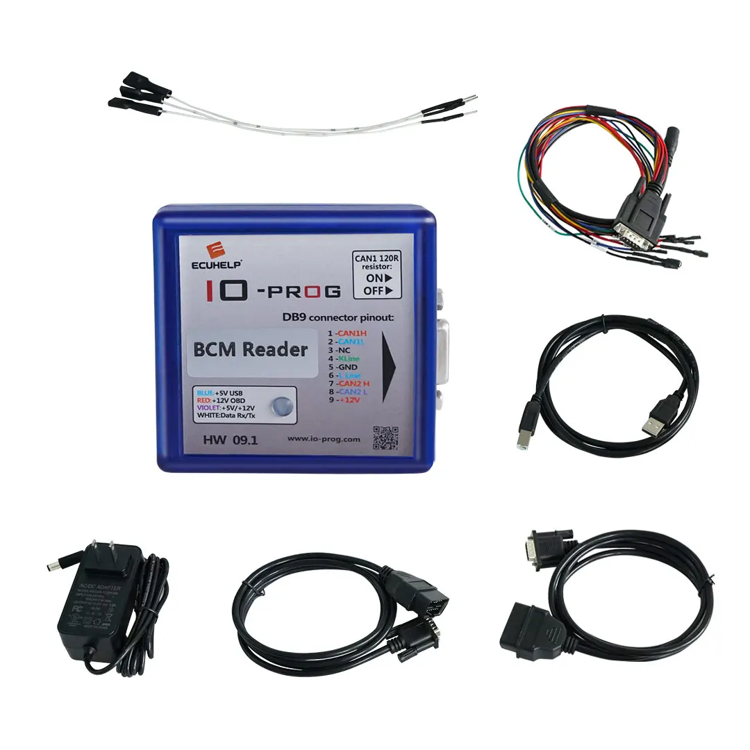 Fedex shipping -New license PSA BSI added with I/O Prog Opel ECU BCM TCM EPS  Combination of K-line and CAN support  BD9 and OBD