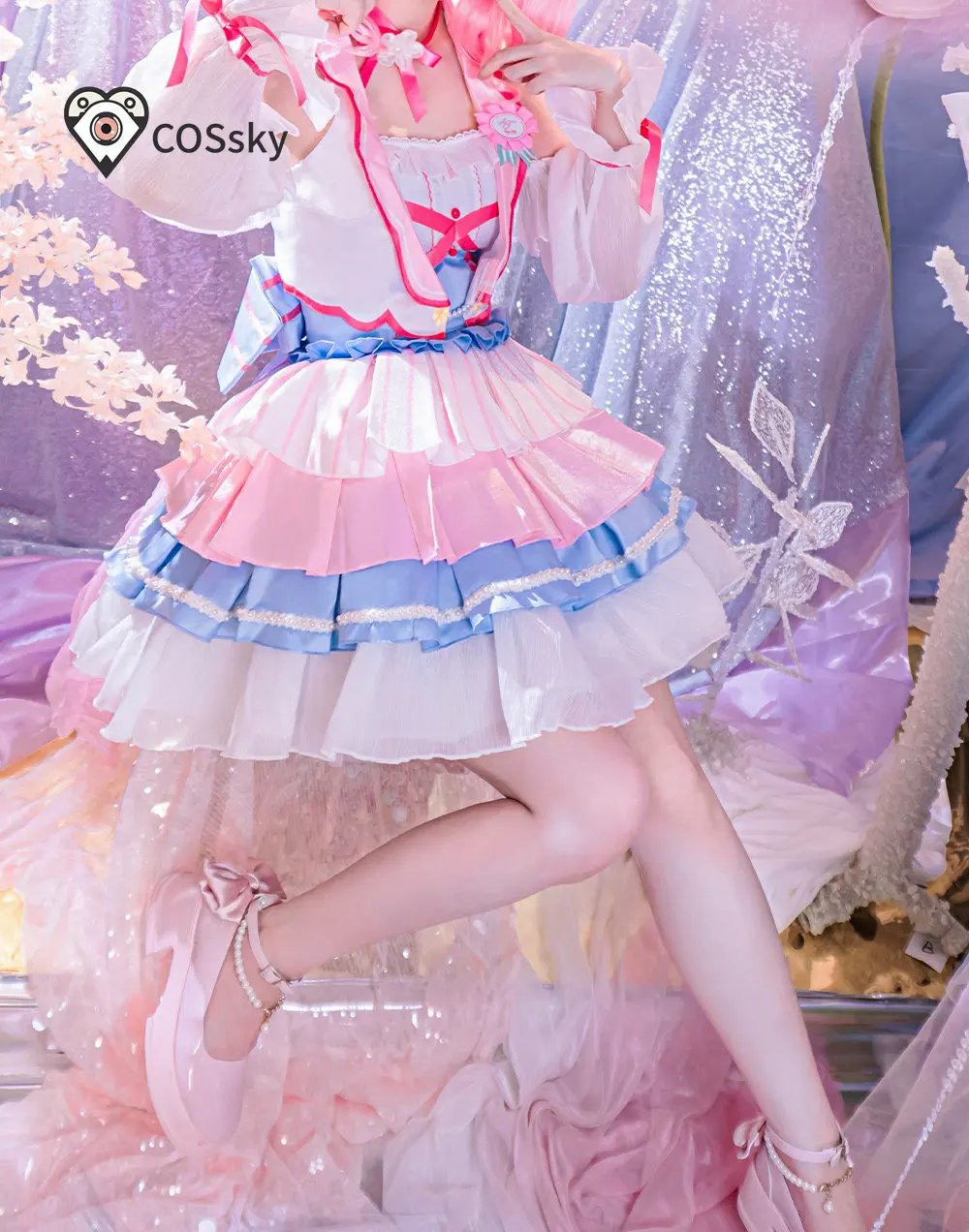 

Maruyama Aya Pink Lolita BanG Dream Cosplay Costume Women Cute Party Dress Suit Anime Clothing Halloween Carnival Uniform Woman