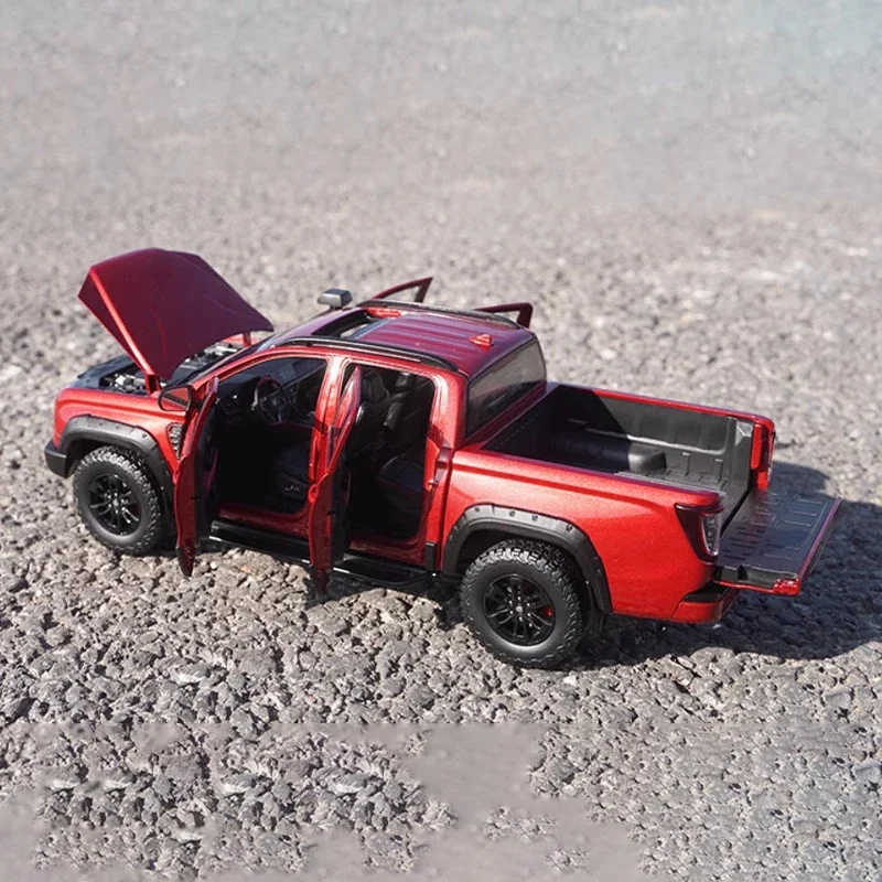 1:18 Scale Boloen S9 Pickup 4X4 SUV Off-road Simulation Alloy Car Model Static Dispaly Collectible Toy Gift Souvenir Decoration