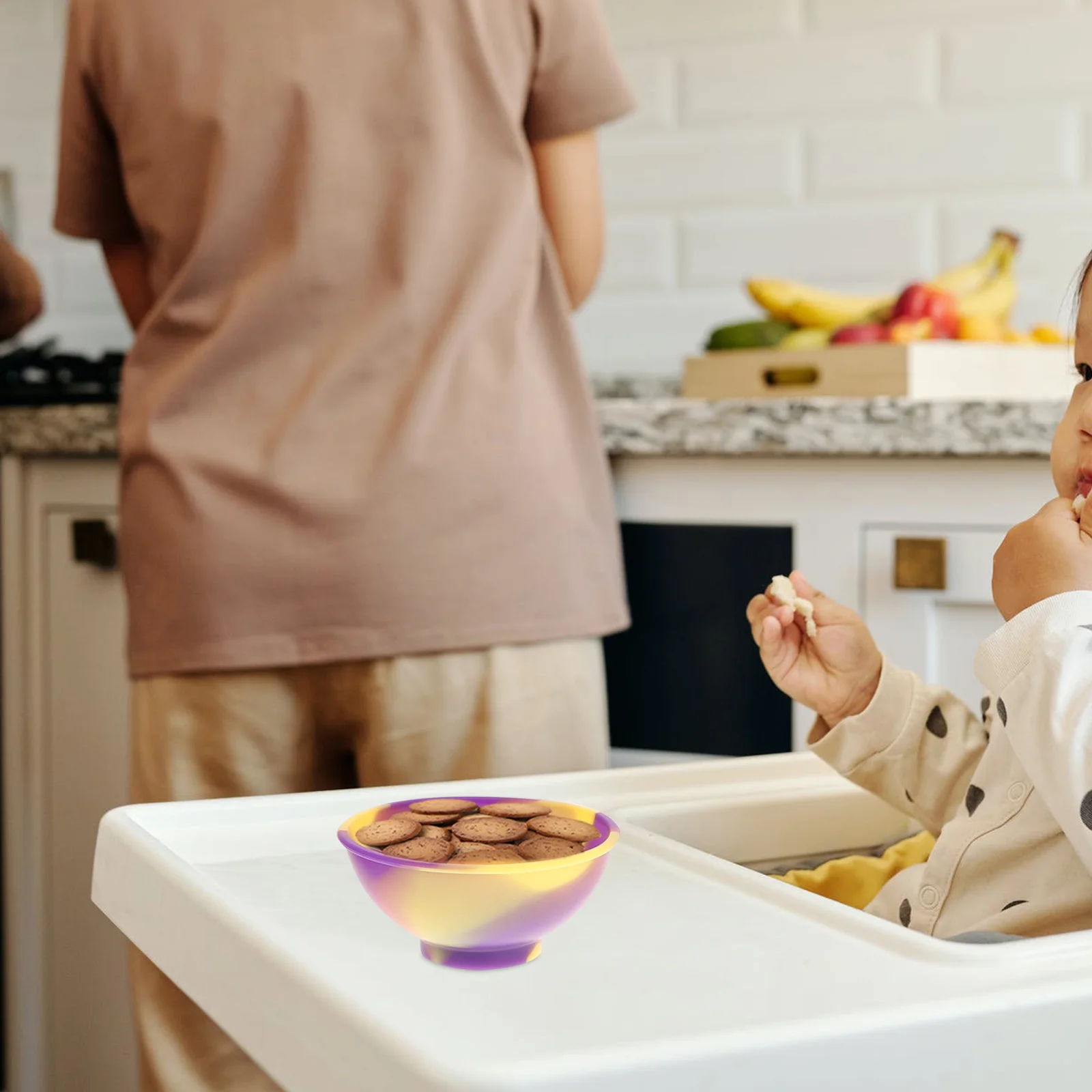 

14Pcs Baby Silicone Bowl Set Dishwasher Safe Easy Clean Kids Lunch Bowls for Rice Dessert Snacks Storage Container Toddler