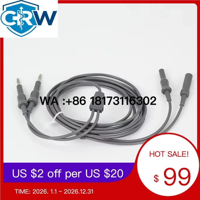 CRW Bipolar Resectoscope Cable of Urology Compatible with  and  Stable Connection with High Durability