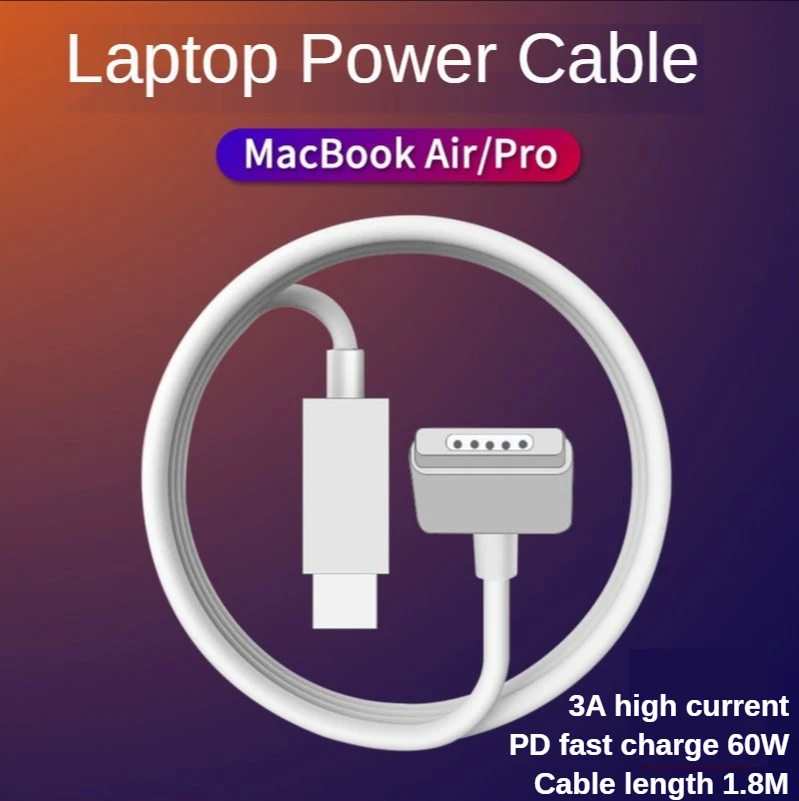 USB typu C dla Magsaf* 1 2 Adapter kabla do MacBooka Air A1436 A1465A1466 45W 12/13 "konwerter ładowania T LInterface
