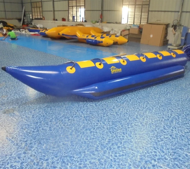 No Inventory, Customization Required Inflatable Water Towable Sports 6 Banana Boat Best Quality Water Park Equipments China