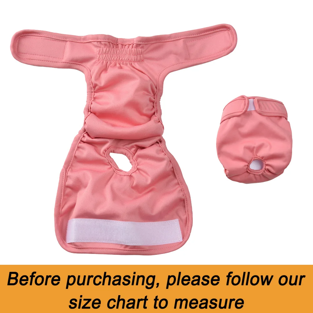 Reusable Pet Dog Diapers For Small Medium Dogs Cats Washable Puppy High Water Absorption Pants French Bulldog Chihuahua Supplies