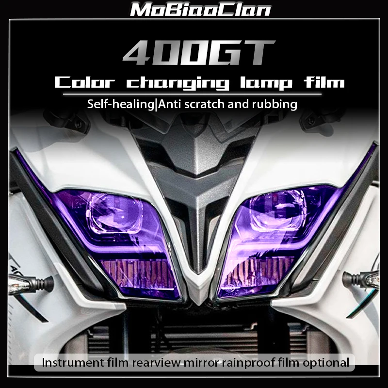 For CFMOTO 400GT lights film transparent instrument protection film scratch resistant and waterproof modification accessories