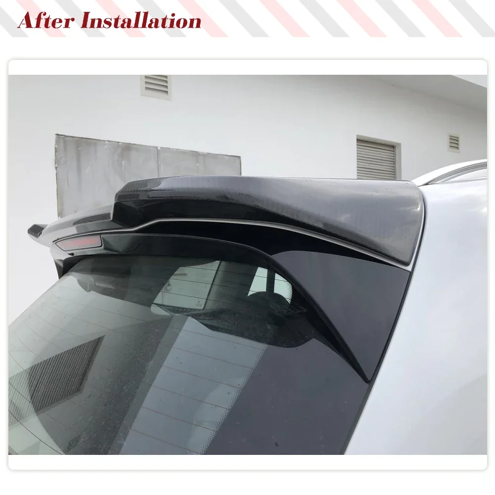 

Carbon Fiber Car Rear Roof Spoiler Boot Lip Wing For BMW X3 G01 Standard 2018 - 2020 Trunk Roof Spoiler Window Wing Lip