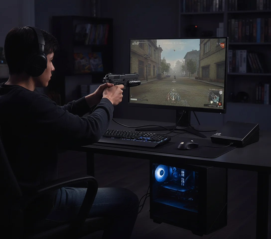 Batocera Game System 128G With  Light Gun Set Built-in light gun game