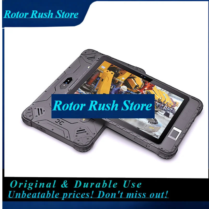 RoRuS10.1inch Touch Screen IP65 Rugged Tablet PC Industrial Computer 3G 4G WIFI+5G ID Finger Touch QR Code Identify NFC Module