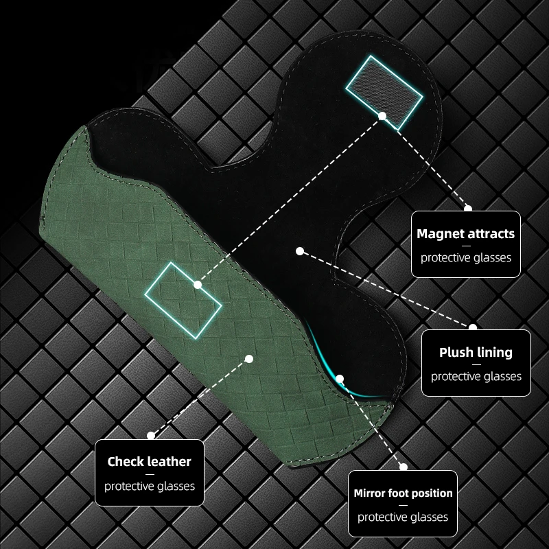 

2025 Горячий автомобильный внутренний зажим для очков, автомобильный солнцезащитный козырек, держатель для солнцезащитных очков для Audi Sline A1 A2 A3 A4 A5 A6 A7 A8 Q1 Q2 Q3 Q4 Q5 Q6 Q7