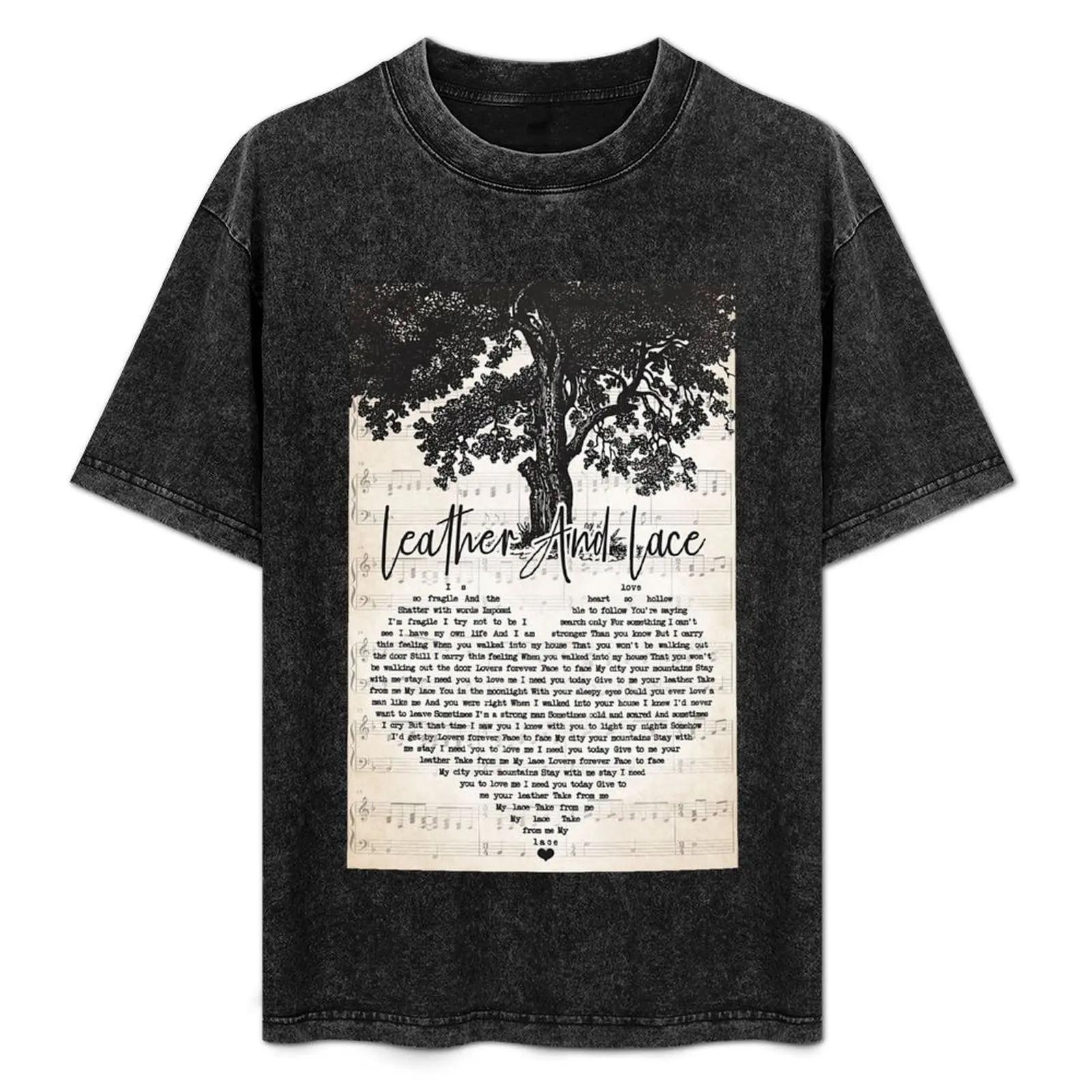 

Stevie Nicks – Leather and Lace Lyrics Gift T-Shirt essential t shirt cute tops Funny t-shirt mens designer t shirt