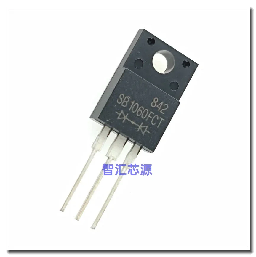 5PCS/LOT SB1060FCT  10A60V  TO-220F NEW ORIGINAL