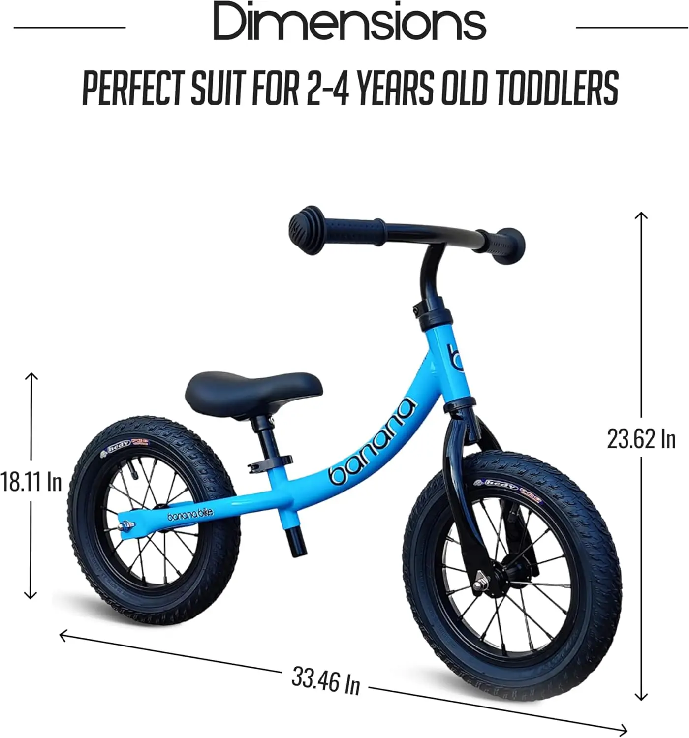 LT Balance Ride-On pour les enfants de 2 à 4 ans, guidon et siège réglables, légers, subventions d'entraînement, sans pédales, cadre d'infraction, EV