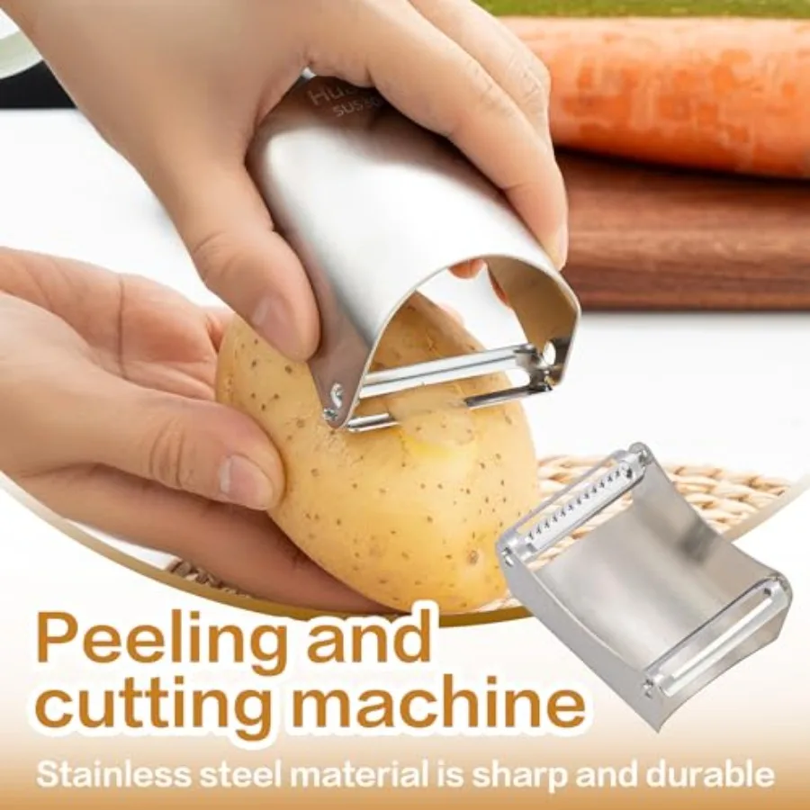 -Potato Apple Vegetable Peelers for Kitchen Multution Easy to handle easy Julienne and precise peeling 2-in-1 peeler