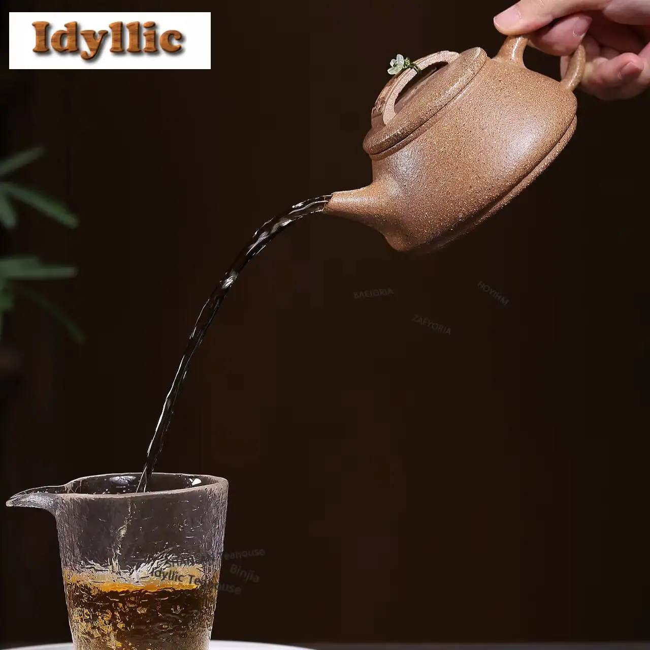 330ml Retro Yixing Purple Clay Teapots Handmade Tile Gourd Pot Raw Ore Colorful Section Mud Kettle Zisha Tea Set Ornaments Gifts