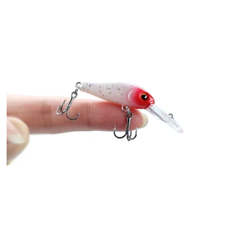 1PC 3,5 cm 2,4g Angeln Locken Qualität Minnow Köder 3D Augen Kunststoff Harten Köder Pesca Künstliche Jig wobbler Crankbait Angeln Köder