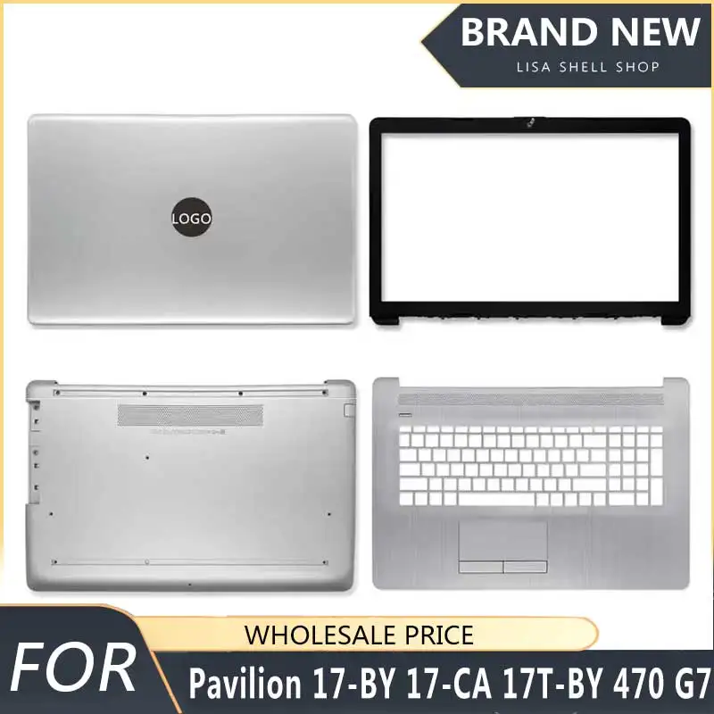 New For Pavilion 17-BY 17-CA 17T-BY 470 G7 Laptop LCD Back Cover Front Bezel Upper Palmrest Bottom Base Case Keyboard Hinges