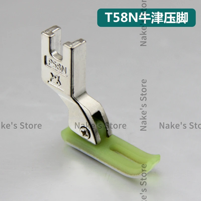 10PCS Zipper Presser Foot T58n Imported Plastic Oxford Presser Foot Narrow Foot 0.3 Small Paste 3mm Lockstitch Sewing Machine