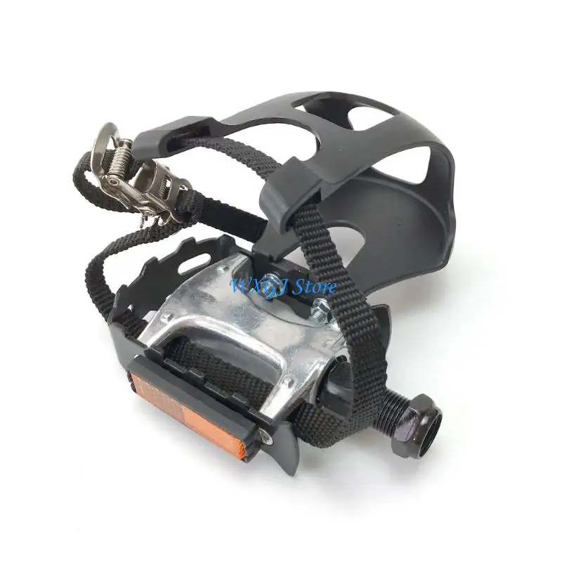 37JE High Performances Exercise Bike Pedals 9/16inch British Standard Thread Nonslip