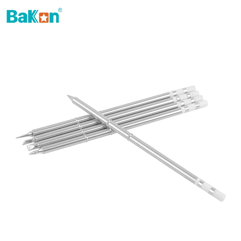 Bakon T12 Ijzeren Tip Voor Soldeerstation Bk969d + Bk950d Soldeerkop Type B/B2/Bc1/Bc2/Bl/C4/I/K/Ku/J02