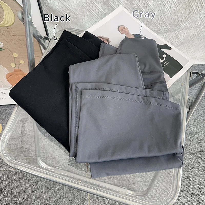 

Yoga Sports Bell-bottoms Women High Waist Warm Pants No Awkward Line Show Height Slimming Running Street Wear Tracksuit Pants