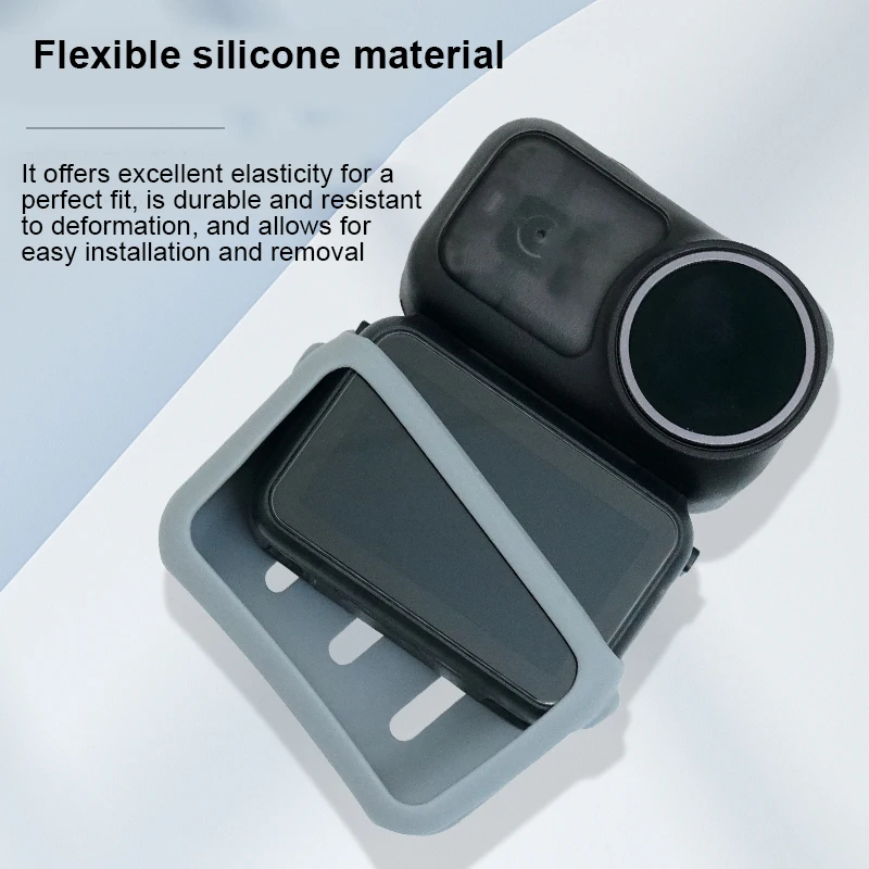 

All-Round Protect Silicone Case for DJI Osmo Nano Battery Side Open Soft Protective Sleeve Action Camera Accessories