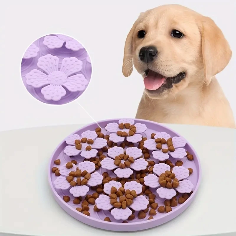 

Pet products cat dog Anti-Choking Silicone Pet Slow Feeder Mat - Suction Cups forAnxiety Relief Improved Eating Habits