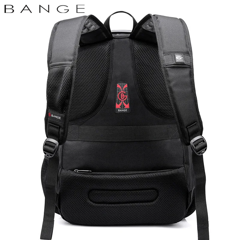 Bange Men backpack large capa large capacity 16inch laptop backpack USB charge waterproof 40L travel bag Rucksack schoolbag back