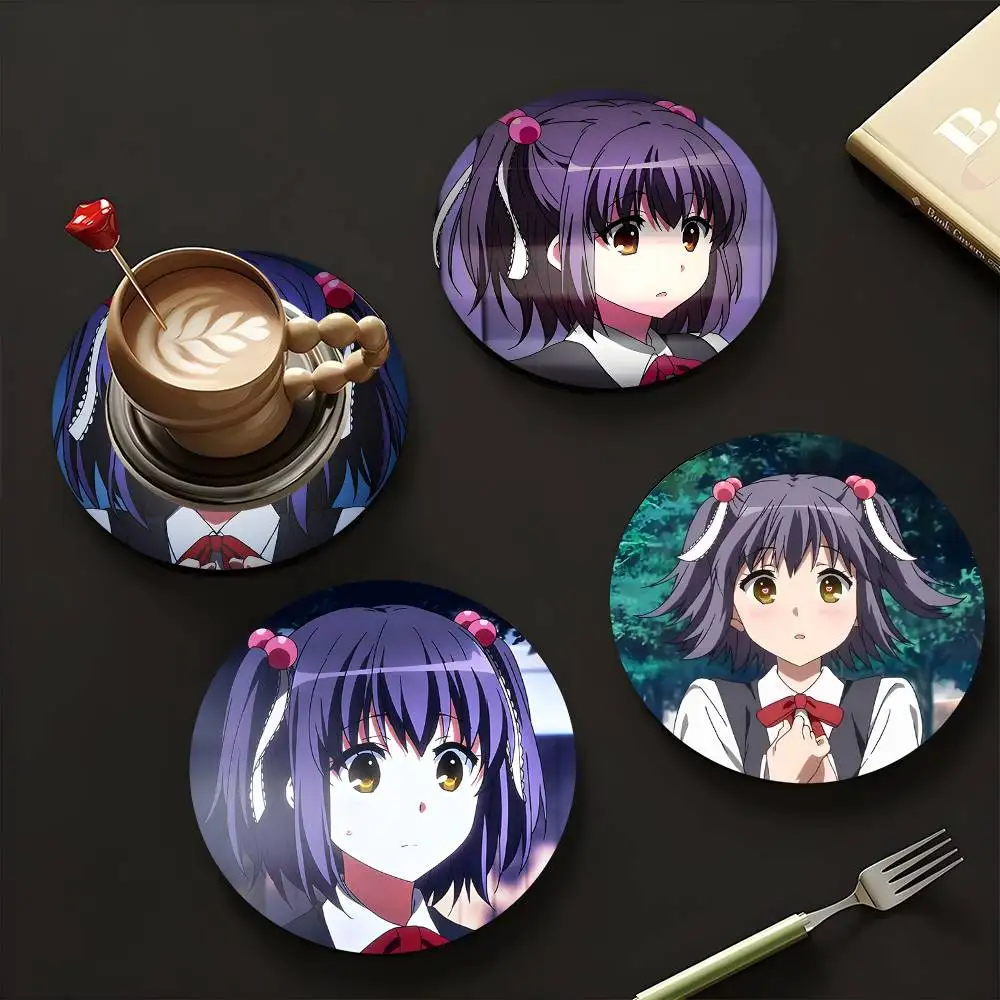 1pc Kanae Tsuchida Amagi Brilliant Park Wooden Coaster Colour Printing Cup Mat Home Desk Decoration Gifts