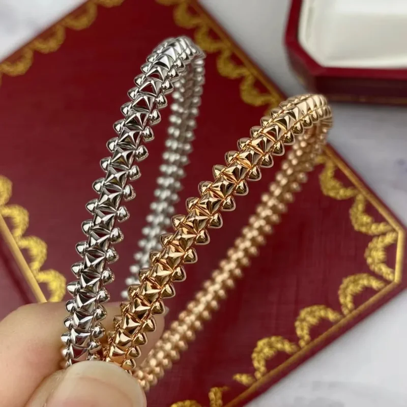

Clash Bangle Woman Designer Bracelet Diamond for Man Gold Plated T0P Highest Counter Quality Fashion Jewelry Classic Style Exqui