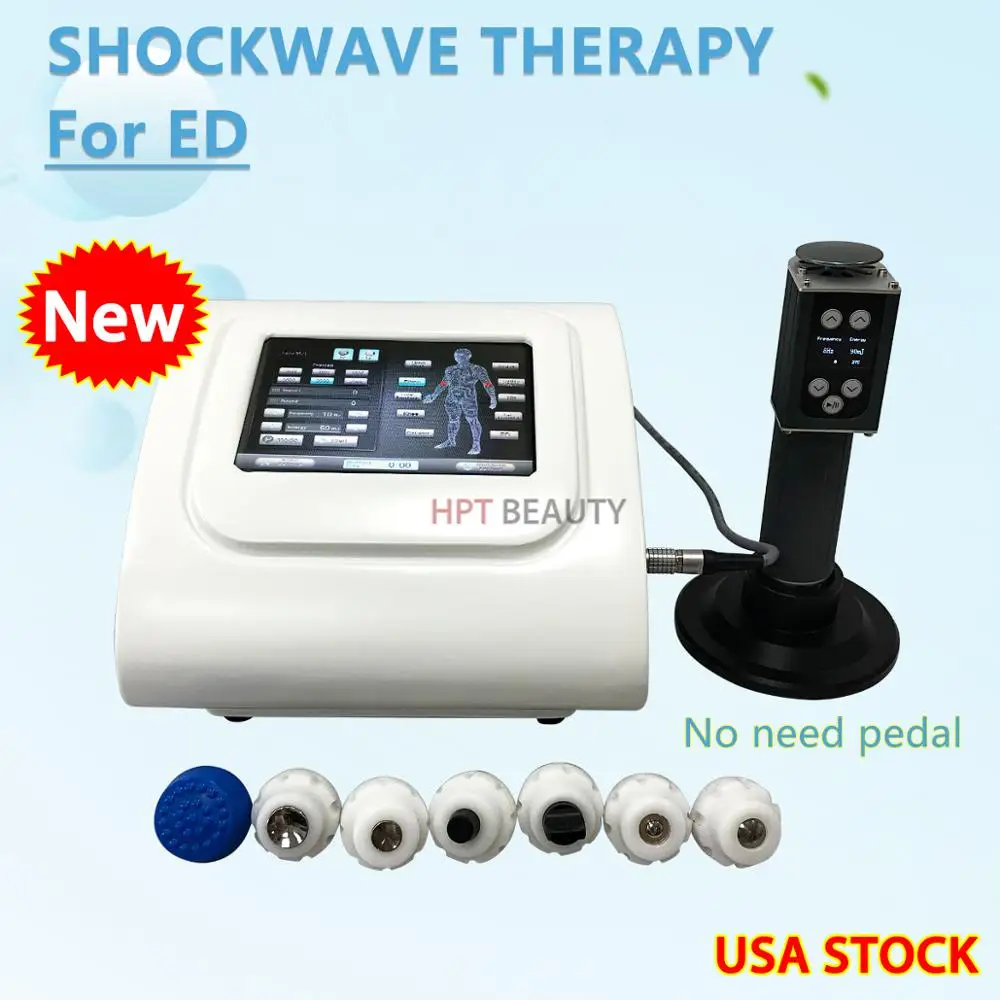 7 Transmitters Electric Shockwave Therapy Machine Pain Relief ED Treatment Body Relaxation Shock Wave Massage Gun Health Care