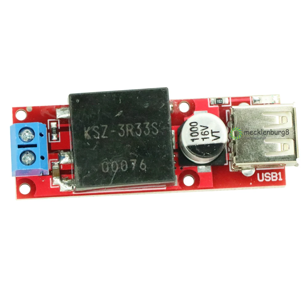 5 V USB Output Converter DC-DC DC 7 V-24 V 12 V to 5 V 3A Step-Down Buck KIS3R33S Module KIS-3R33S Step Down Power Supply Module