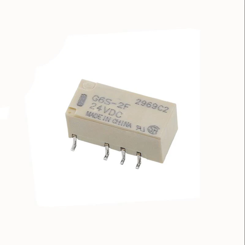 HOT NEW 24V Power relay G6S-2F-24VDC G6S 2F 24VDC G6S2F24VDC two open and closed DC24V 24VDC 24V 2A 8PIN