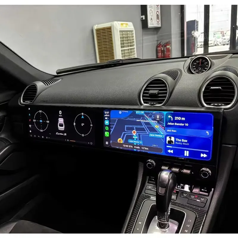 2012-2019 Retrofit Modification Upgrade Central Control Dual Screen Android Multimedia for 911 991 718