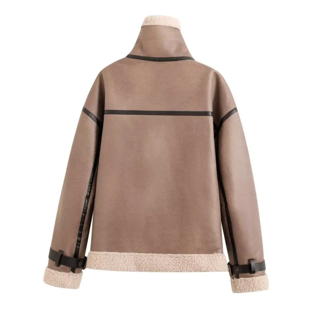 

Women's Tripcord Hem Double-Sided Jacket Coat Wholesale Fashion Outerwear in Stock from