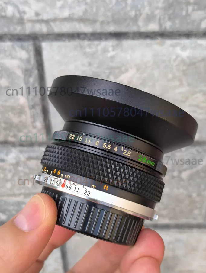 1pcs 49mm Threaded Wide-Angle Metal Lens Hood for Sony FE 35mm f/2.8 FE 28mm f/2 Lens