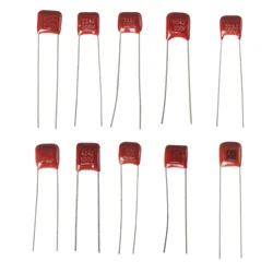 100PCS CBB Capacitor 100V Polypropylene Film Capacitors Kit 103 223 333 393 473 474 10nF 22nF 33nF 39nF 47nF 470nF