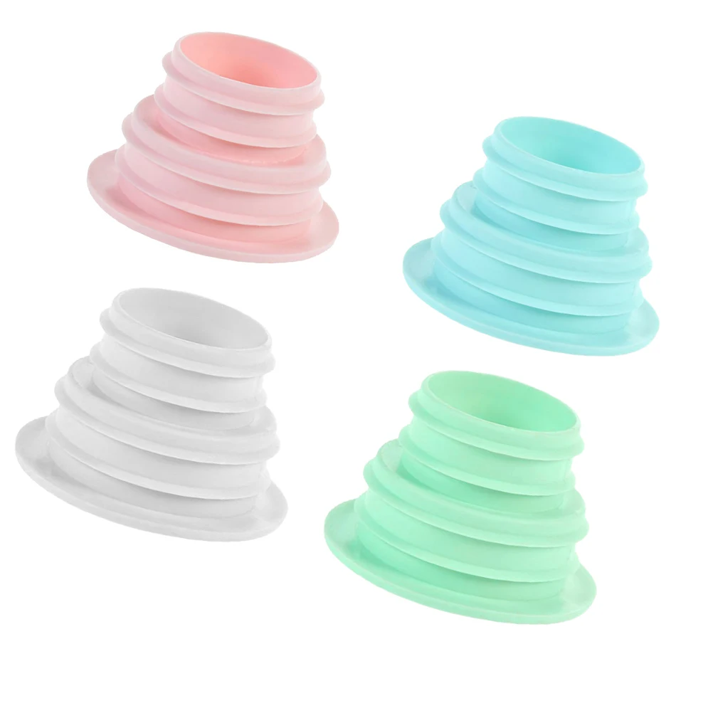 

4 Pcs Odor Sealing Ring Silicone Sink Plug Pipeline Floor Closing Deodorant Washers Sewer Drain Sealing Ring Prevent Bacteria