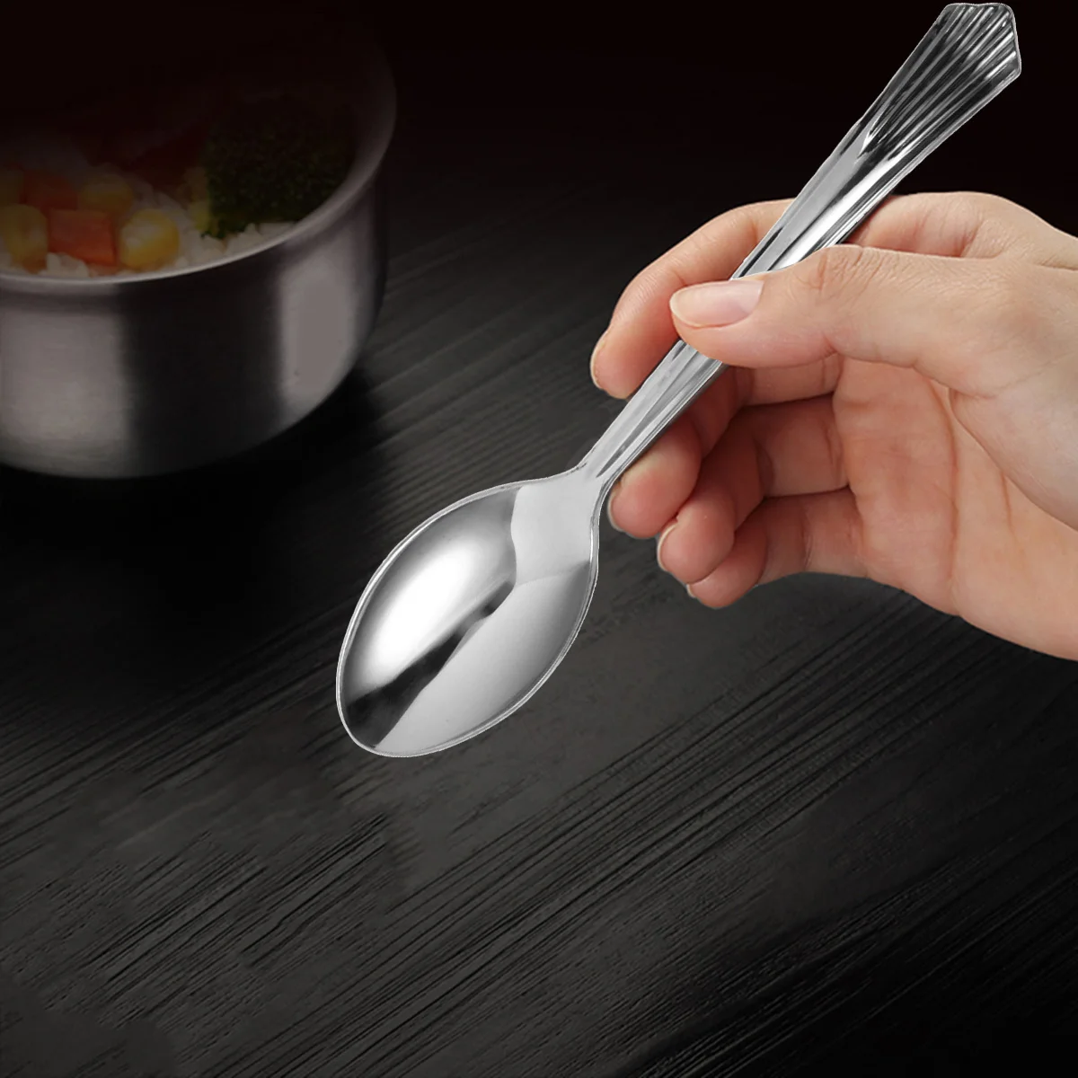 

60pcs Plastic Cutlery Set Smooth Disposable Flatware For Party Wedding Event Cake Ice Cream Tea Jelly Pudding Appetizers