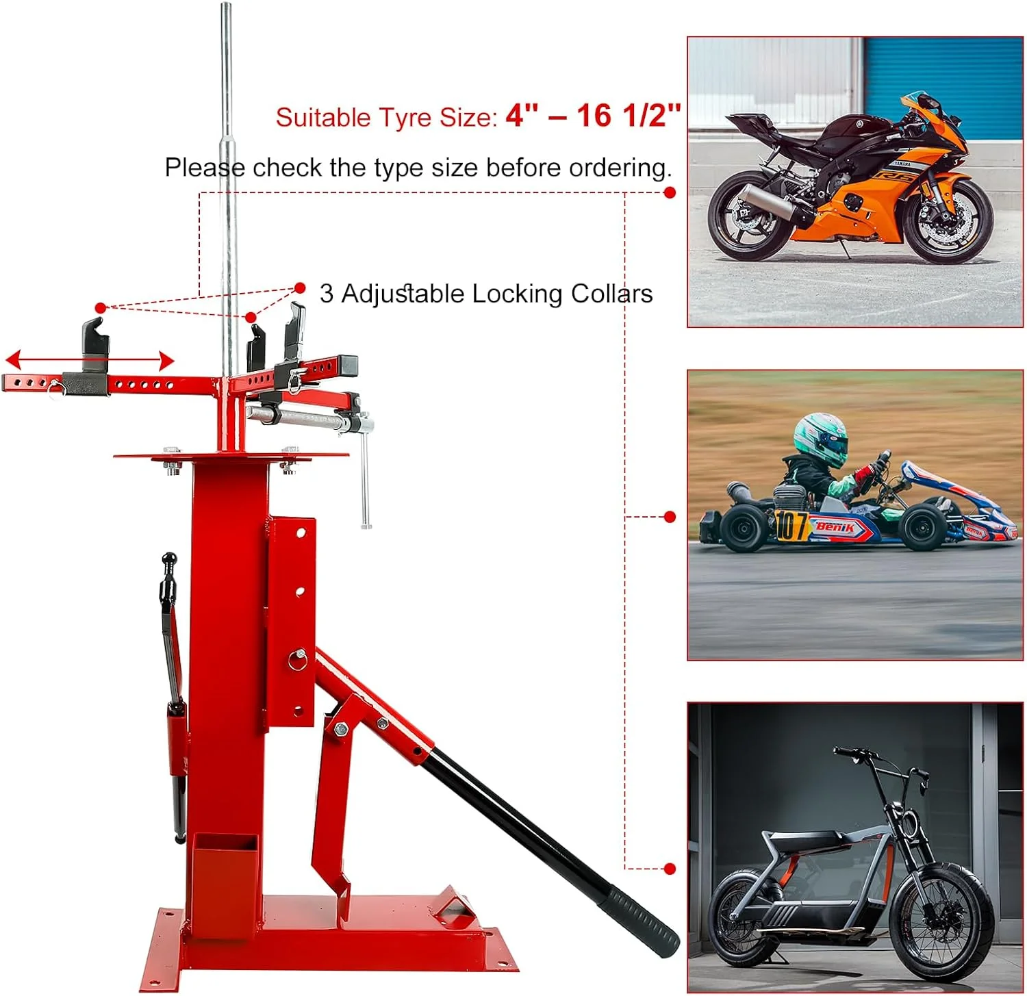 Горячий многофункциональный портативный шиномонтажный станок, ручной шиномонтажный станок