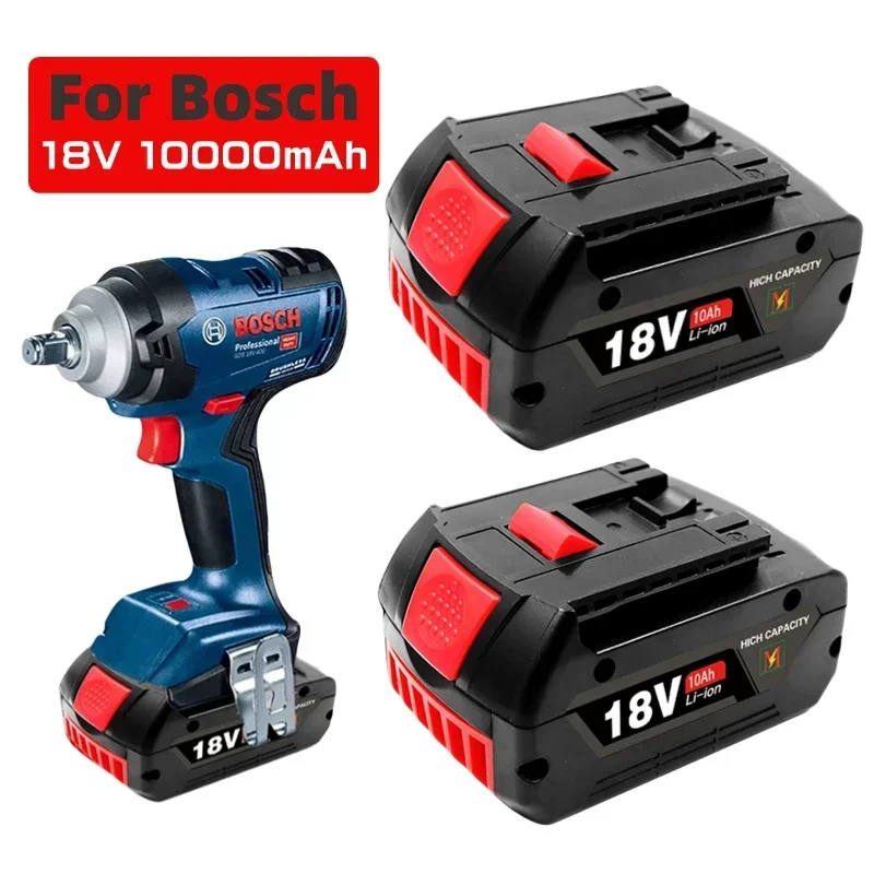 

Литий-ионный аккумулятор 18 В 10 Ач для BOSCH GBA 18 В 10 Ач 18 В Professional GBA GSR GSB BAT618 BAT609 с датчиком уровня топлива