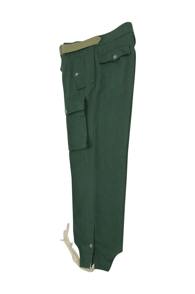 GUHD-001 WWII German Heer panzer summer HBT reed green trousers