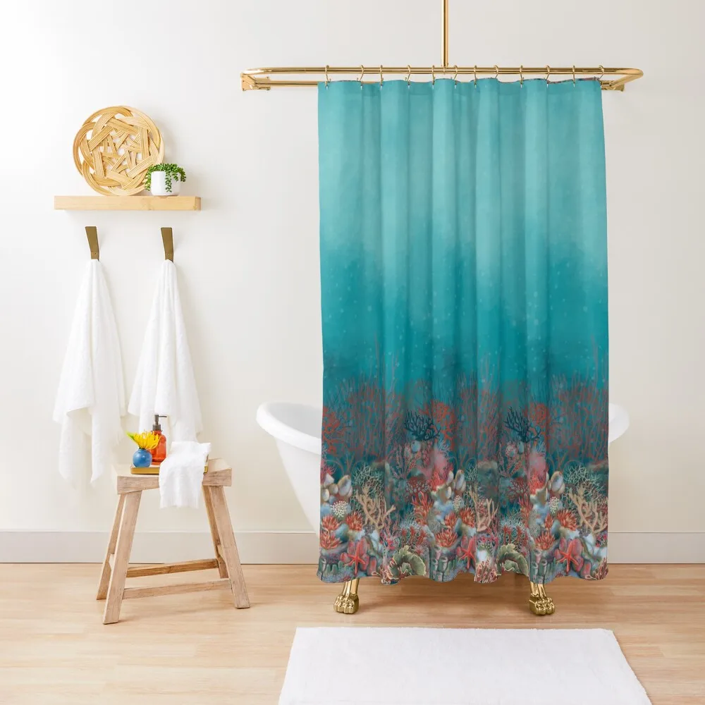 

TROPICAL COLOR Shower Curtain Bathroom Shower Set Bathroom Accessories Cover Curtain
