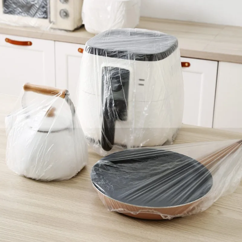 Disposable Microwave Oven Cover Thicken Transparent Fan Rice Cooker Home Appliance Dust Prevention Kitchen Tools 2024