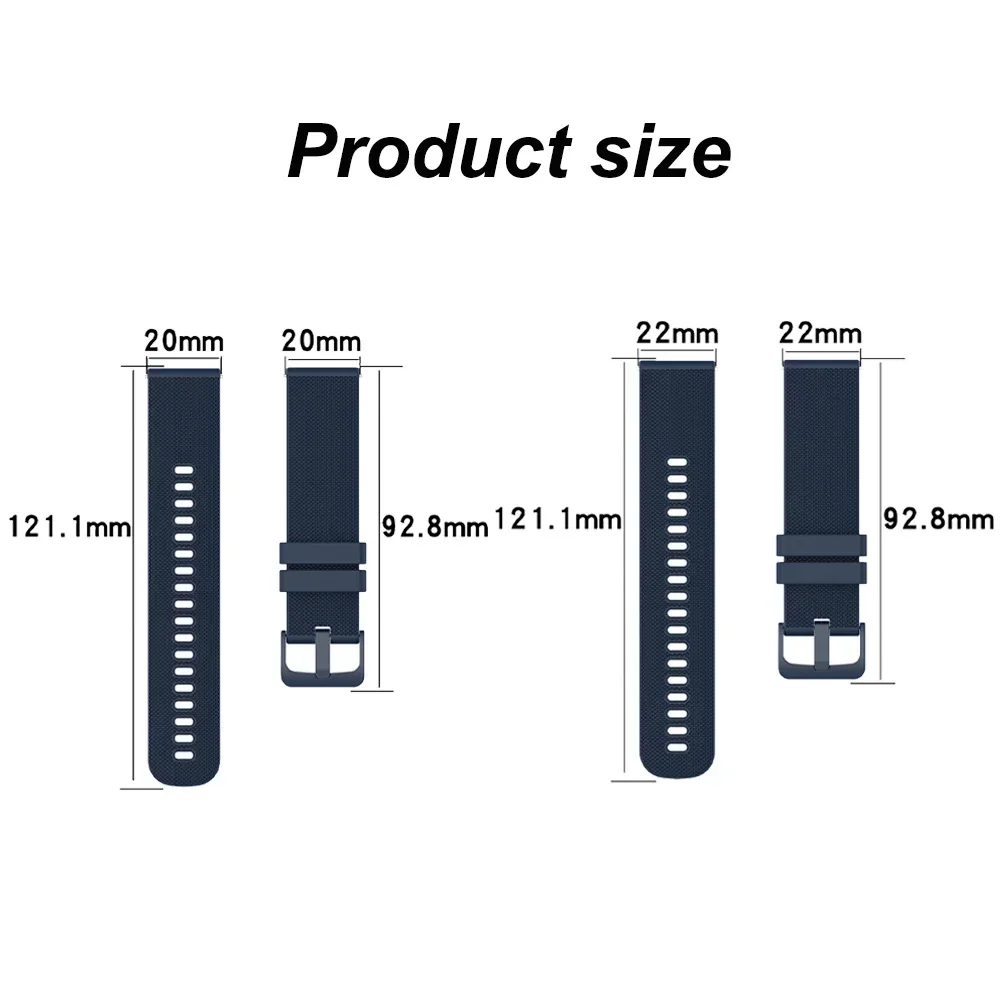 لينة سيليكون Smartwatch حزام ل Realme ساعة S برو الفرقة ، الرياضة سوار ، استبدال الملحقات ، سيليكون حزام ، 20 مللي متر ، 22 مللي متر