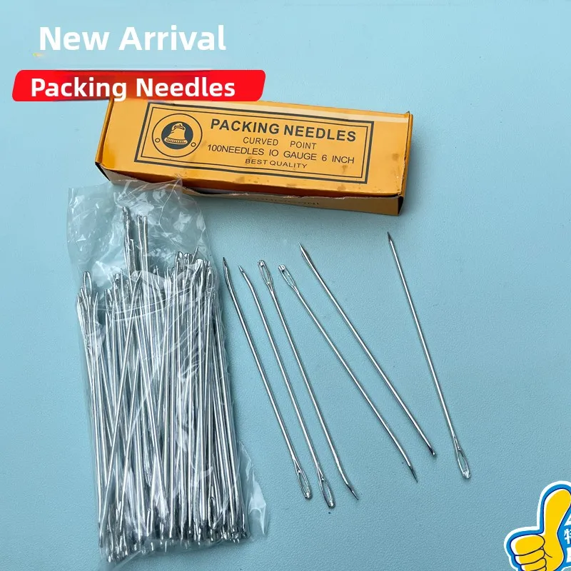 

Игла для ручного шитья с большим ушком для одежды и одеял, плоская, длинная, тонкая, для ручного шитья и домашнего использования