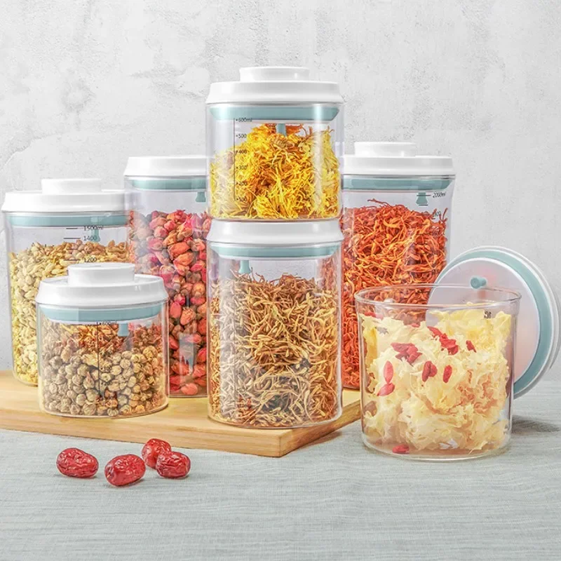 Contenitori da cucina in plastica ermetici perfetti per contenitori per alimenti bocca quadrata per contenitori per cereali grandi