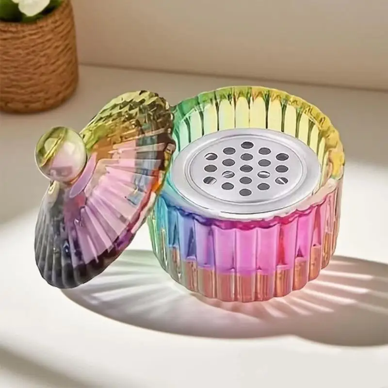 Acrylic Nail Powder Liquid Cup with Cap Enhance Your Nail Art Kit with Colorful Design